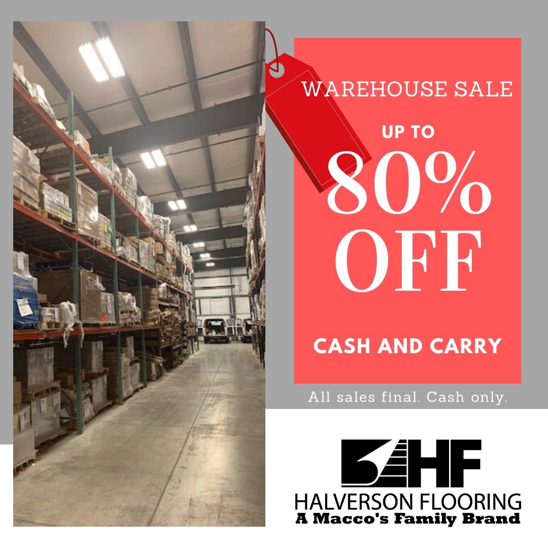 Warehouse Sale | Halverson Flooring